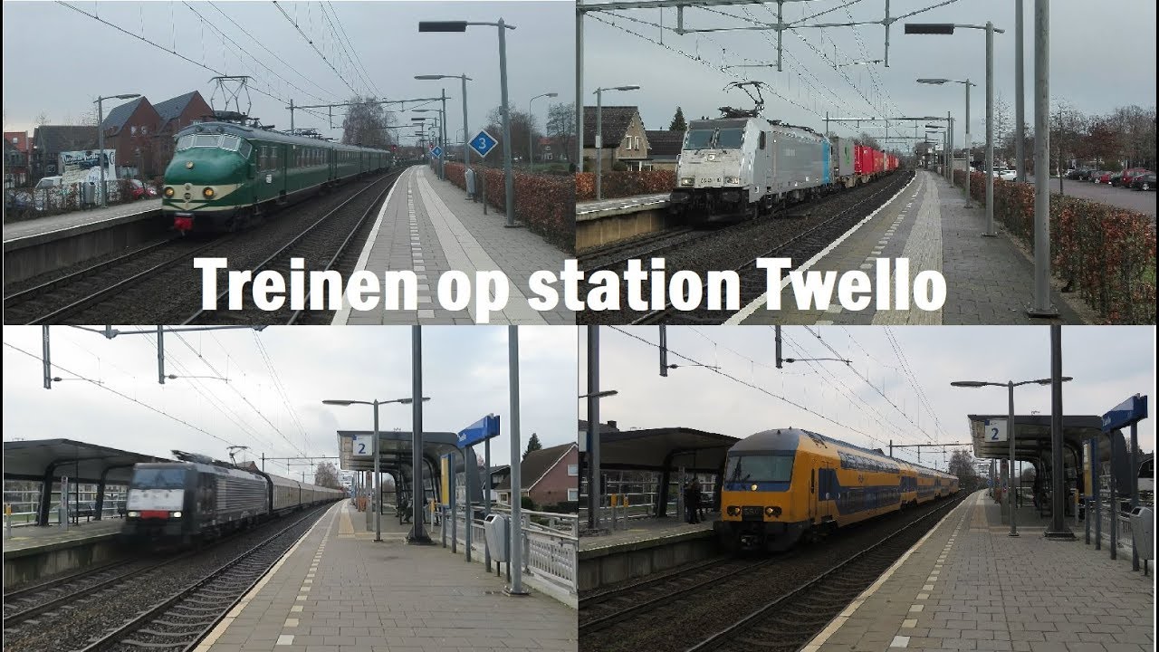 Treinen op station Twello!