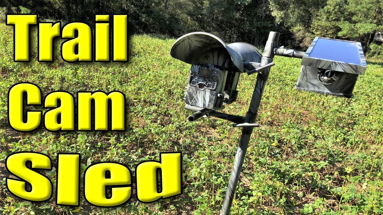 Trail Camera Stand-SLED! DIY
