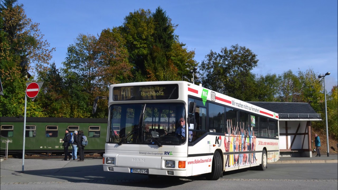 Sound eines MAN EL 262 der RVE Erzgebirge GmbH (Wagen 35-8925/ANA-BV 54 | Schaltwagen)