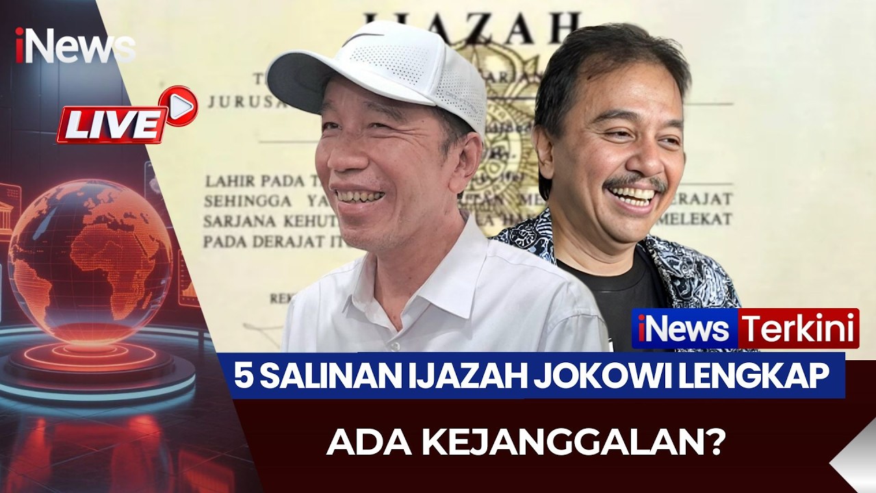 🔴LIVE 5 SALINAN IJAZAH JOKOWI LENGKAP, DITEMUKAN ADA KEJANGGALAN? | 21/02