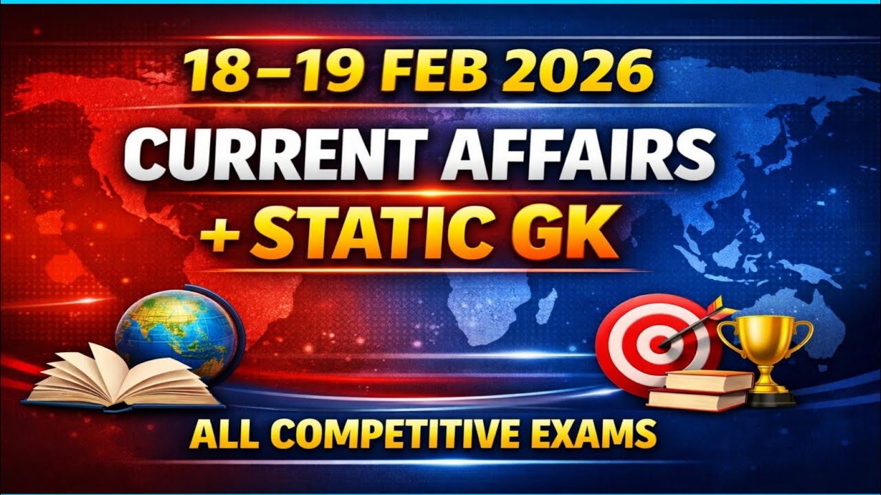 🔥आज का Current Affairs 19 Feb | PM मोदी AI Summit|Top News | हिंदी इंग्लिश Quiz