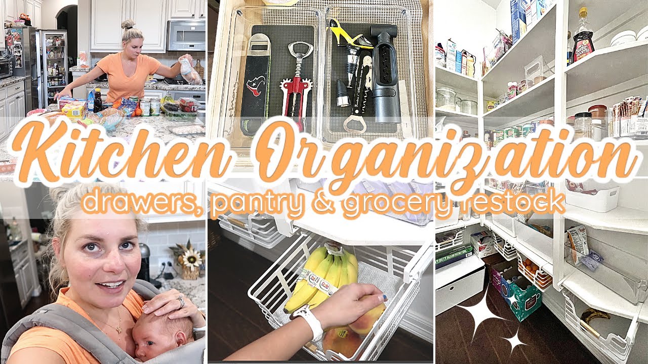 KITCHEN ORGANIZATION + NEW ORGANIZING IDEAS! / KITCHEN ORGANIZING MOTIVATION 2022 / ORGANIZE WITH ME