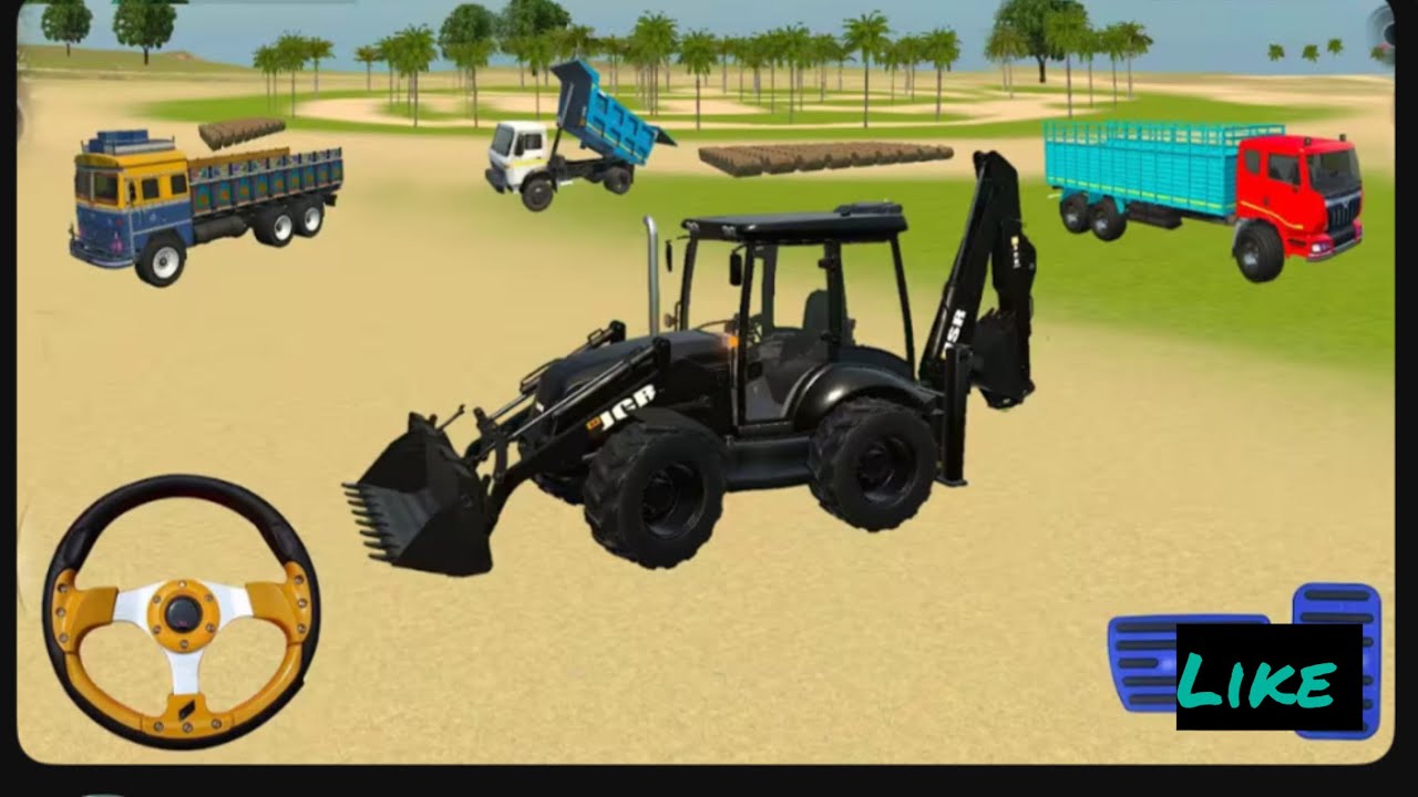 JCB , DUMPER , 2 TATA TRUCK  //  ROLL UNLOADING // जेसीबी टाटा ट्रक अनलोडिंग