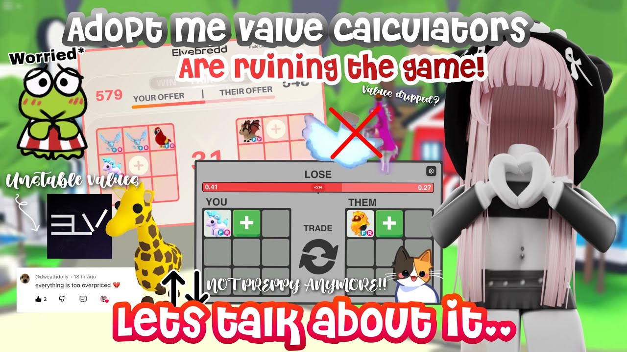 Adopt Me Preppy values / Value calculators are RUINING the game! *Lets talk about it&hellip;* 🍡