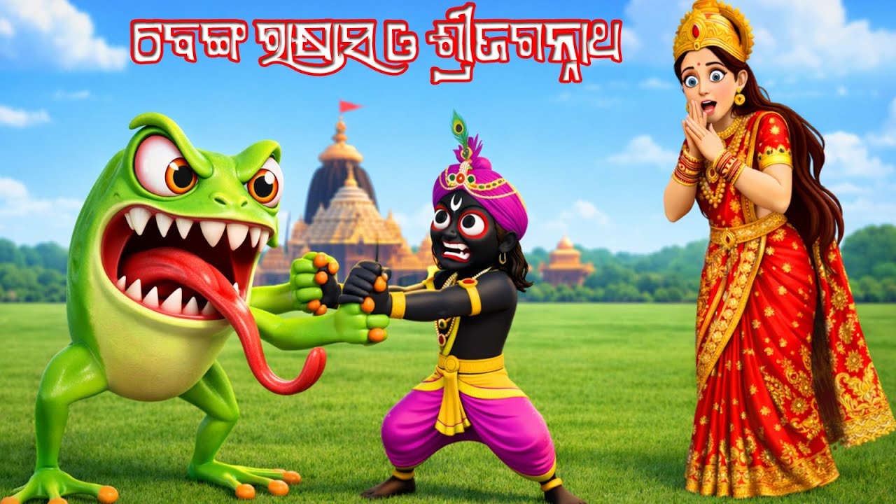 ବେଙ୍ଗ ରାକ୍ଷ୍ୟାସ ଓ ଶ୍ରୀଜଗନ୍ନାଥ | Sri Jagannath Story |Odia Cartoon Comedy Stories |Jay Jagannath Gapa