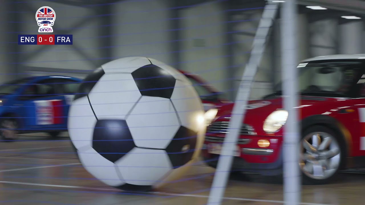 Fuzz Townshend V Paul Swift | England v France Car Football | The British Motor Show