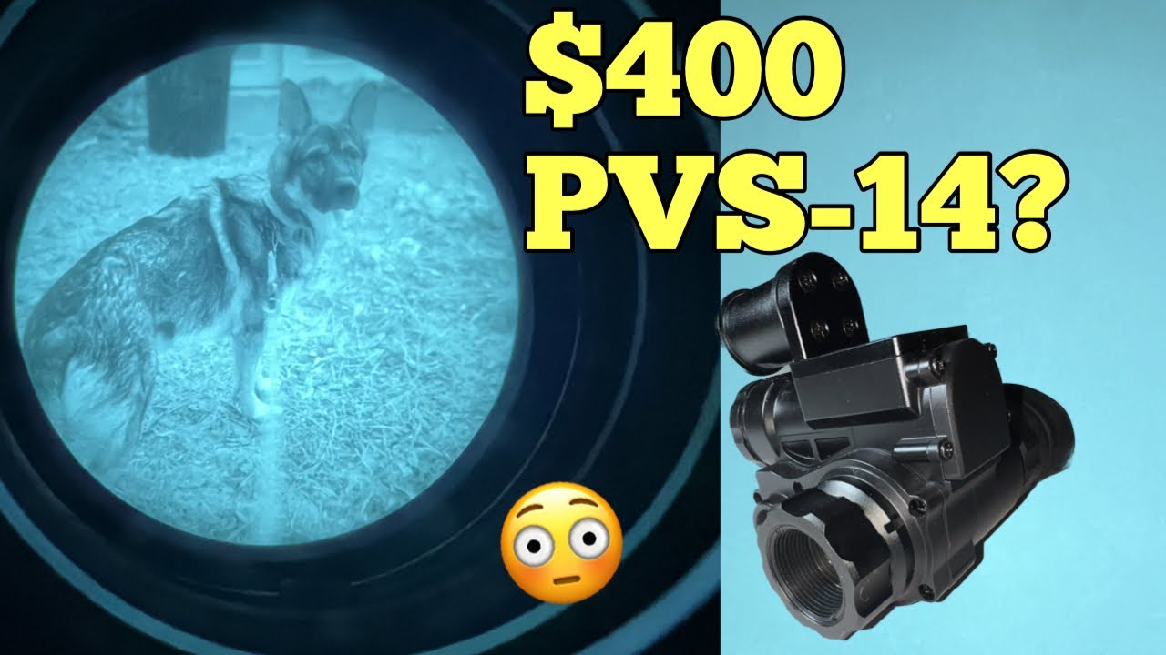 Сравнение приборов ночного видения NVG10 Digital и PVS-14 (прямое сравнение)