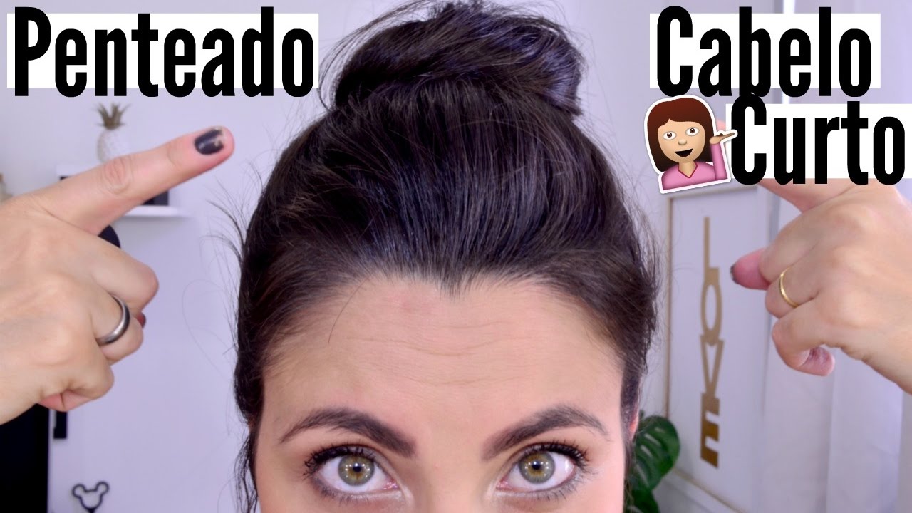 COQUE ALTO PARA CABELO CURTO - CORTE LONG BOB | Paula Souza
