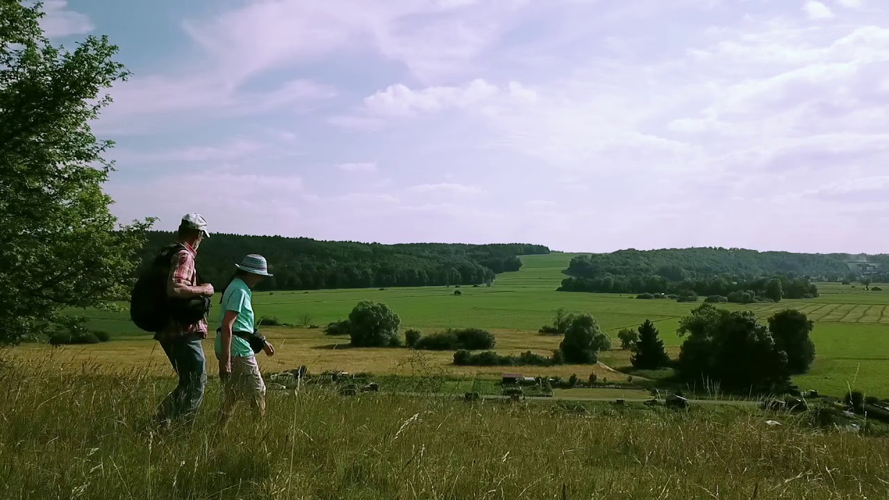Der Albschäferweg in Hermaringen aus der Luft
