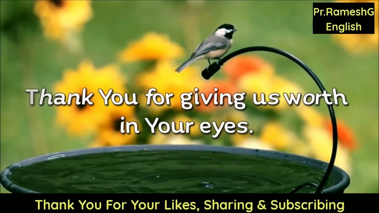 A Short Meaningful Prayer||A peaceful and Joyful Prayer||Beautiful Message||PrRameshG