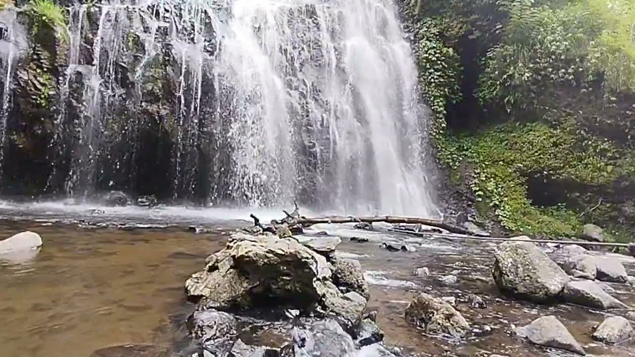 The soothing sound of a waterfall for deep sleep and stress relief