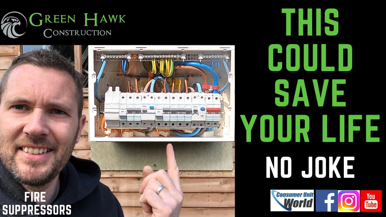 LETS SET IT ON FIRE - Consumer unit Fire suppressor