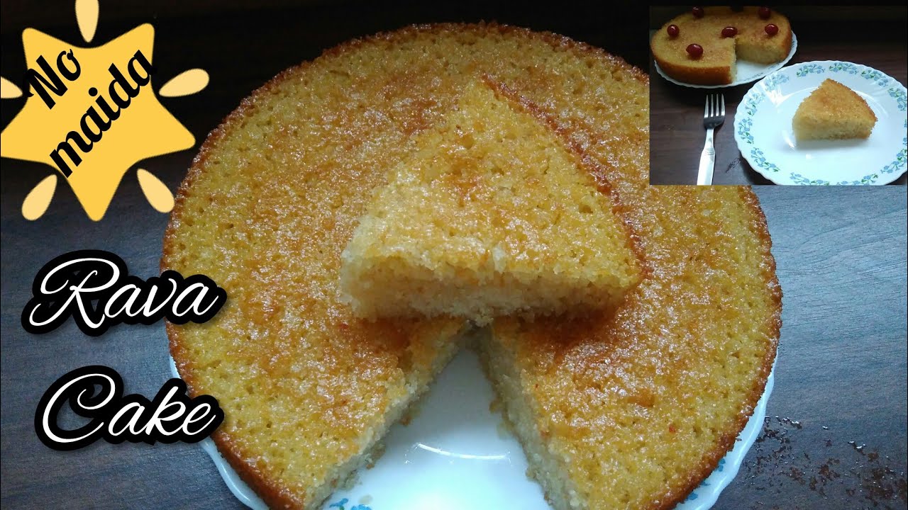 How to make Suji Cake | No Maida Semolina cake | Rava Cake | Eggless suji cake