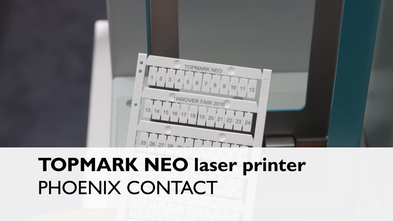 TOPMARK NEO | The small, robust, desktop laser printing system
