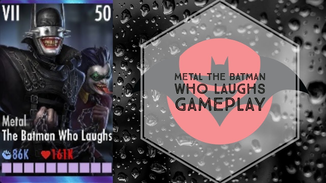 Injustice Gods Among Us Metal The Batman Who Laughs Gameplay Elite VII