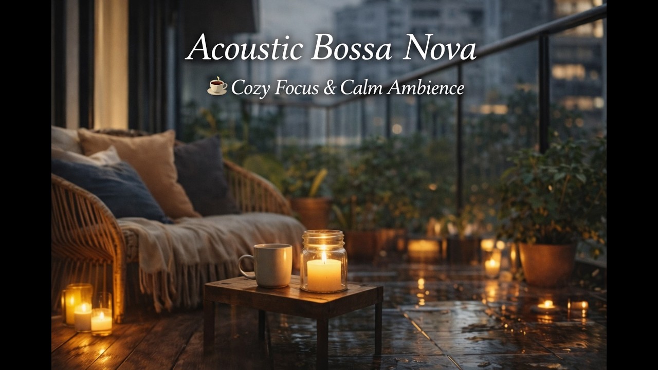 Acoustic Bossa Nova | Cozy Focus & Calm Ambience ☕🌿