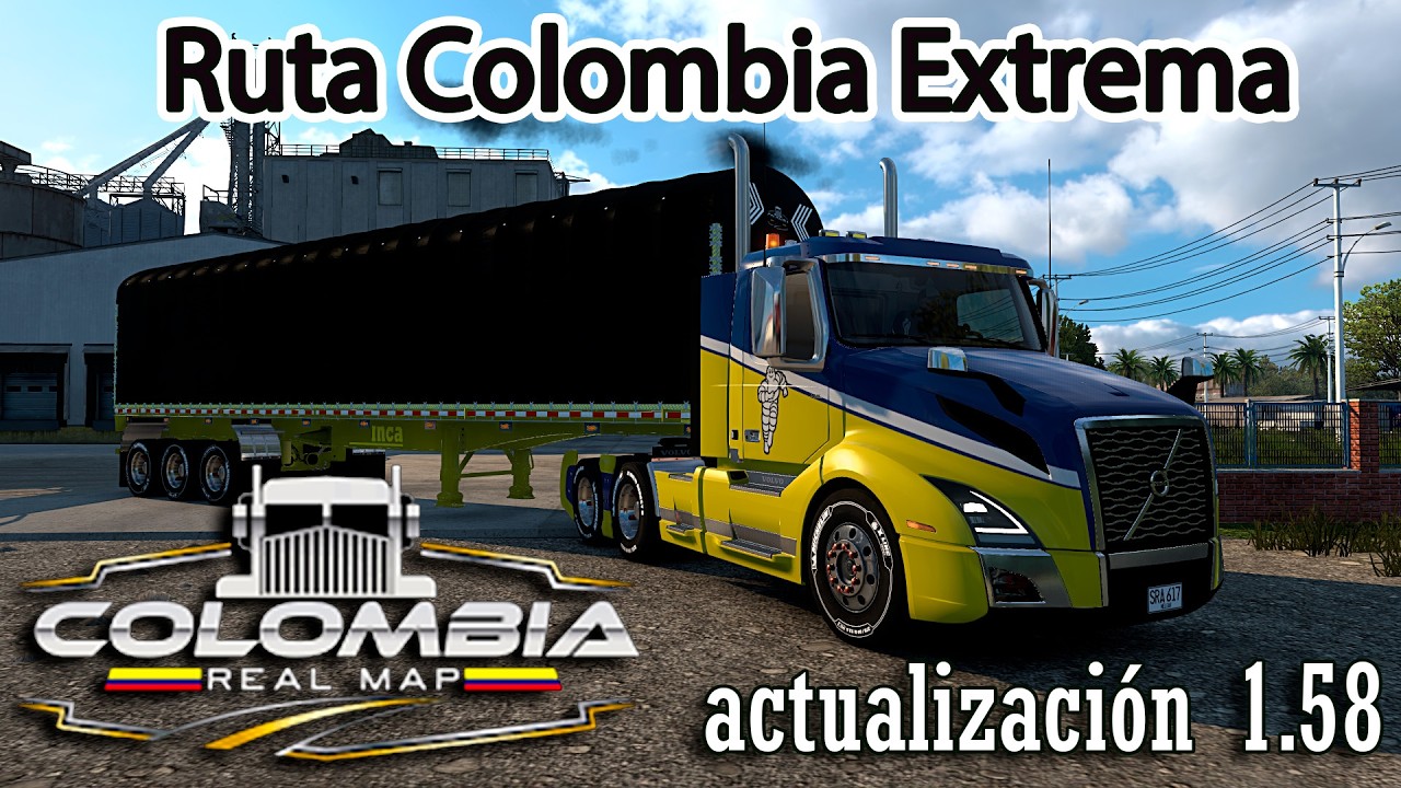 American Truck ruta en el mapa REAL MAP actualización 1.58