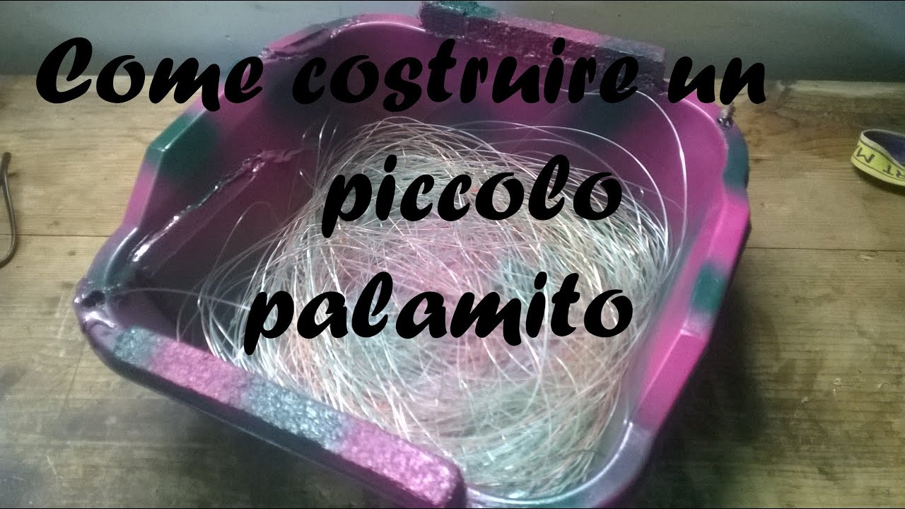 Come costruire un piccolo e semplice palamito - Palamito 50 ami autocostruito