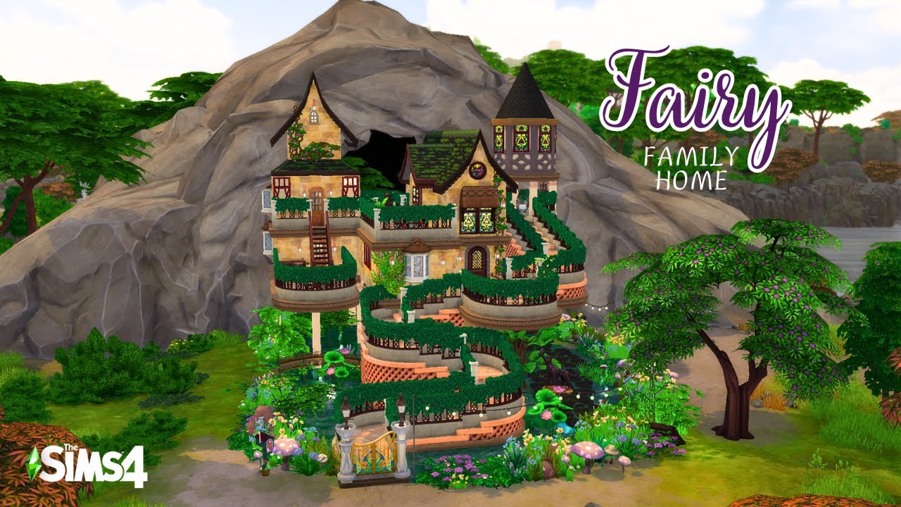 Fairy Family Home🧚‍♀️ | SpeedBuild | No CC | The Sims 4