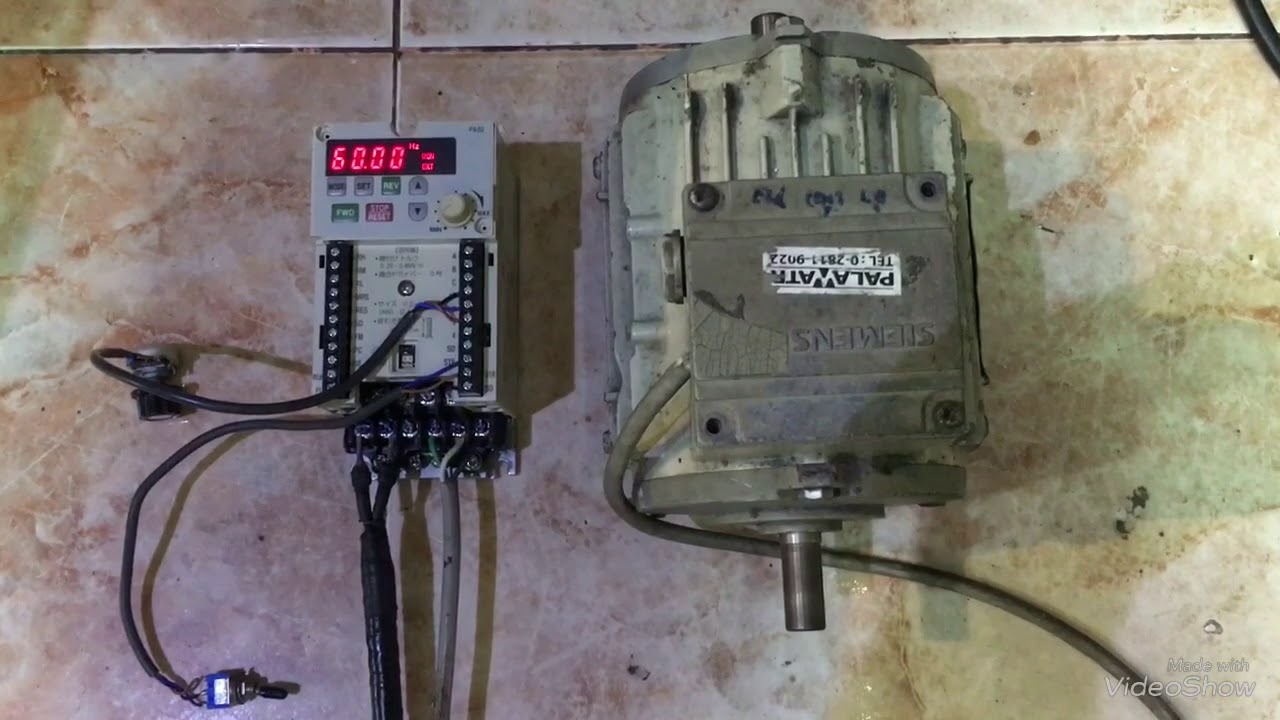Test Inverter mitsu 0.2kw