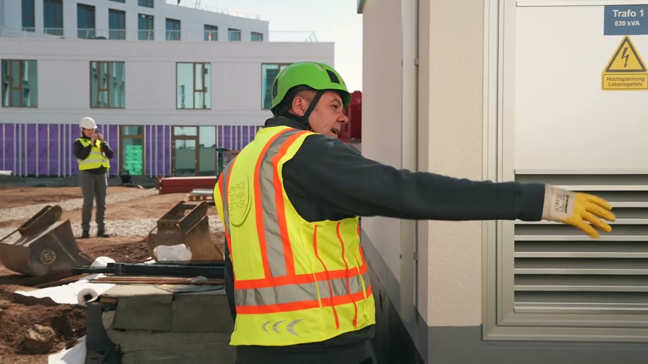 Montage und Installation einer Trafostation in Filderstadt  | Energietechnik Becker