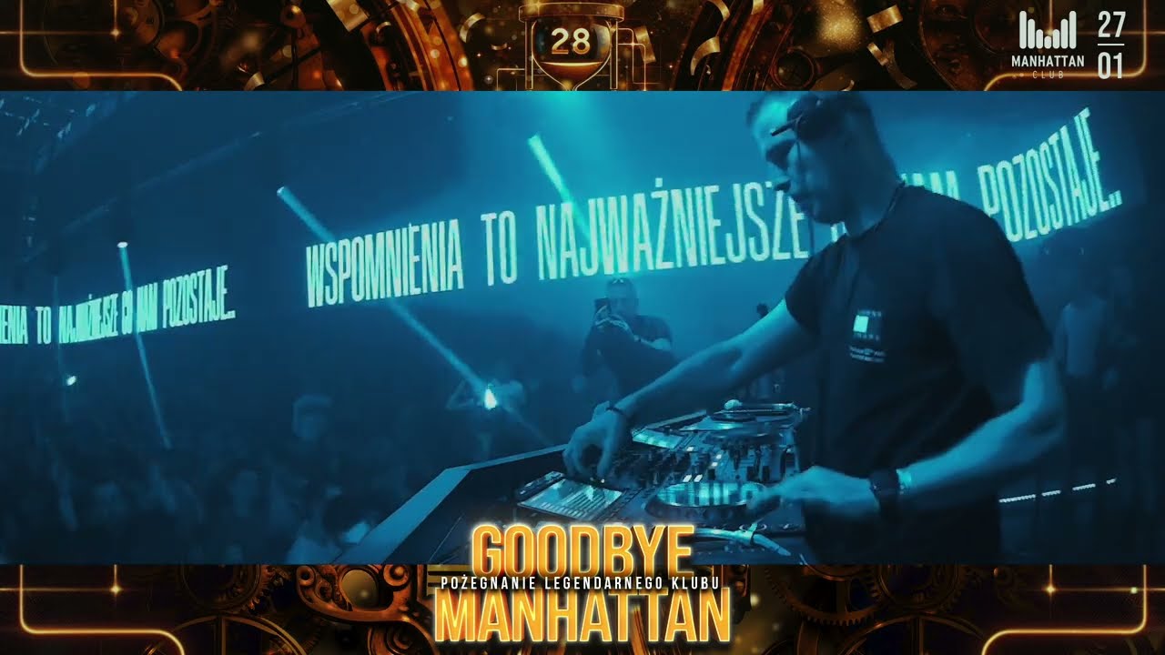 ★ ROOBS VIDEO LIVE MIX - GOODBYE MANHATTAN CLUB CZEKANÓW - POŻEGNANIE KLUBU (27.01.2024) ★