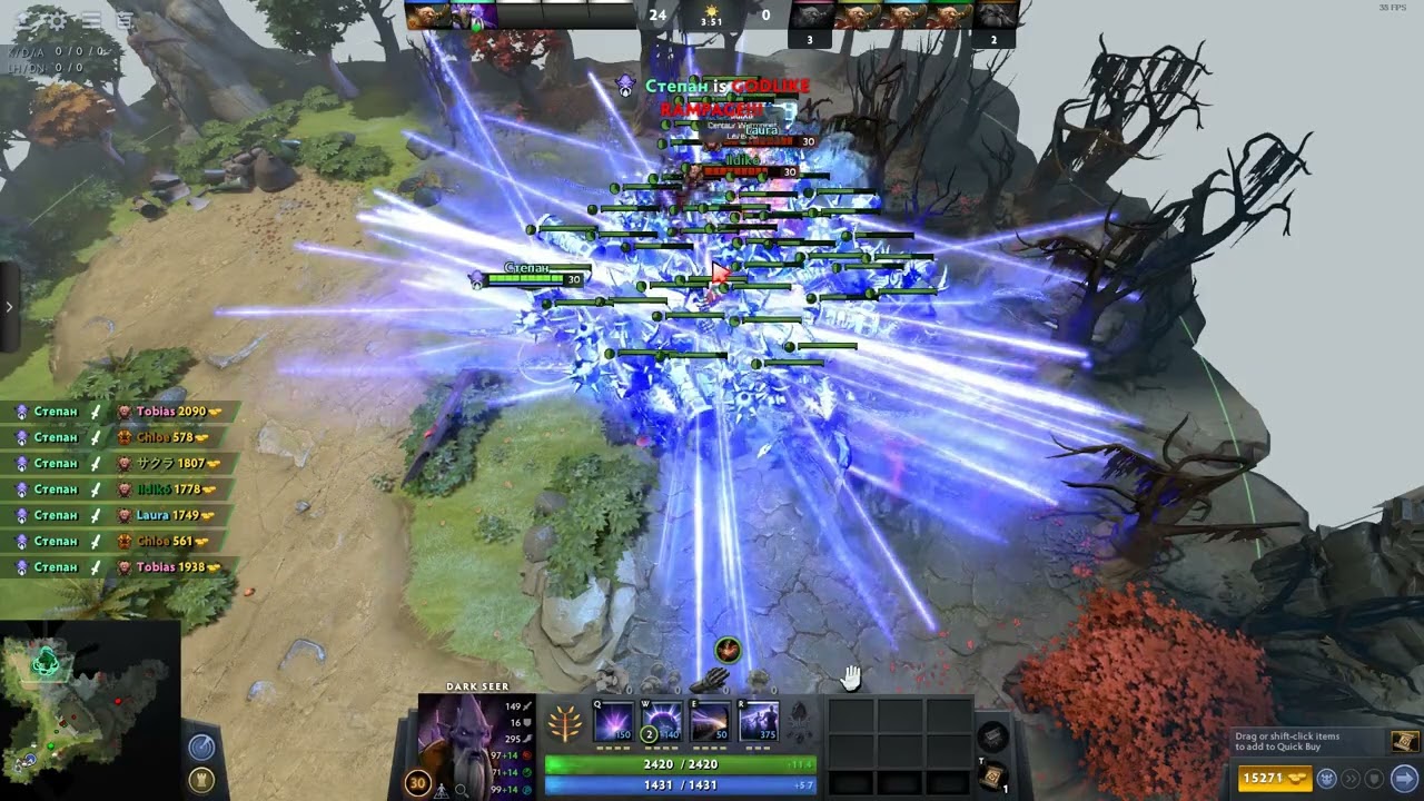 WALLS OF DEATH & THE CHARGE OF THE ROHIRRIM #dota2 #dota2clips