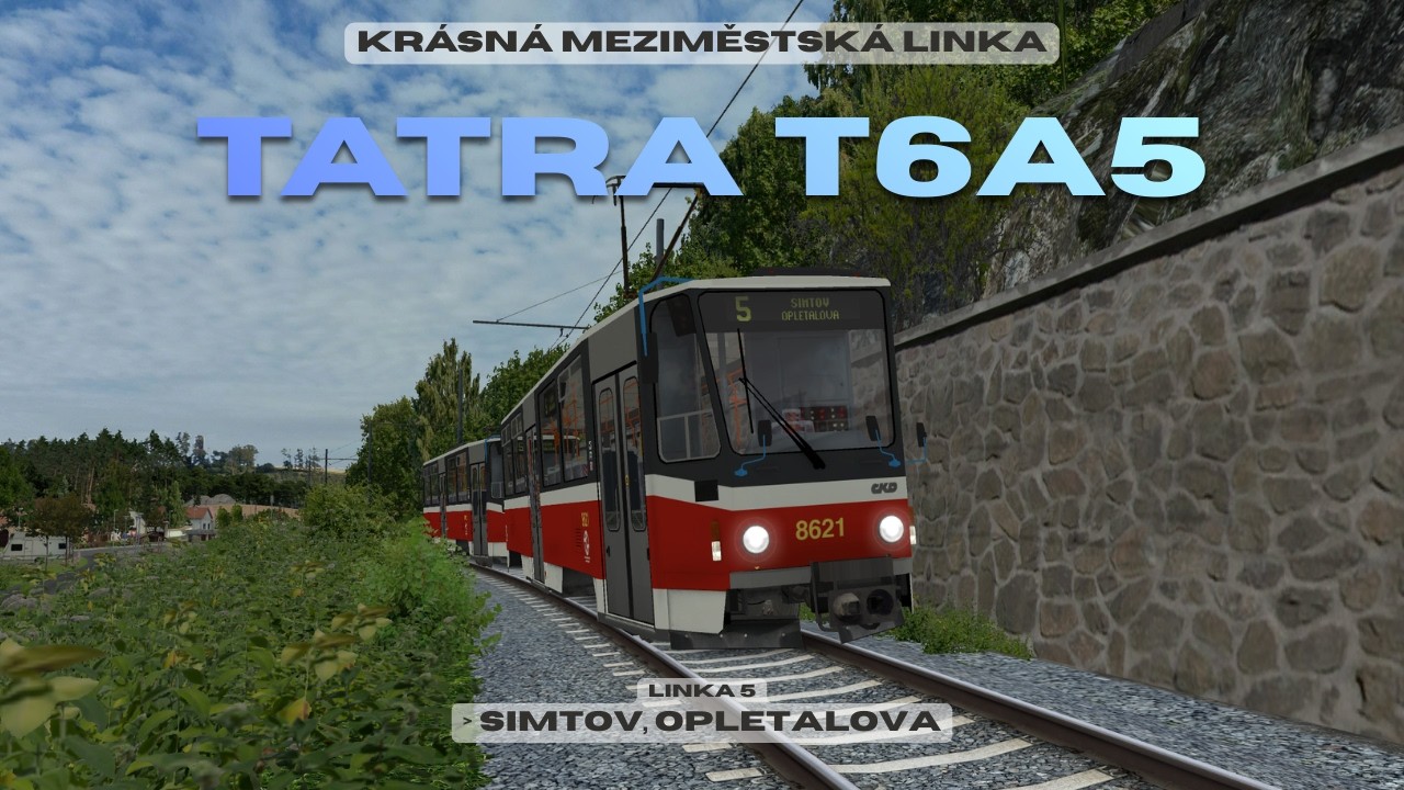SIMT | Krásná linka 5 z kabiny pražské T6A5