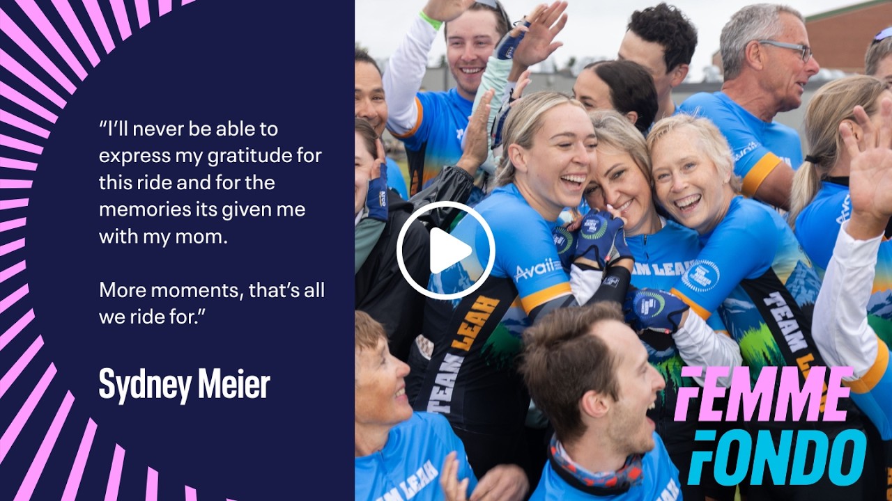 Sydney Meier rides for her mom, Leah