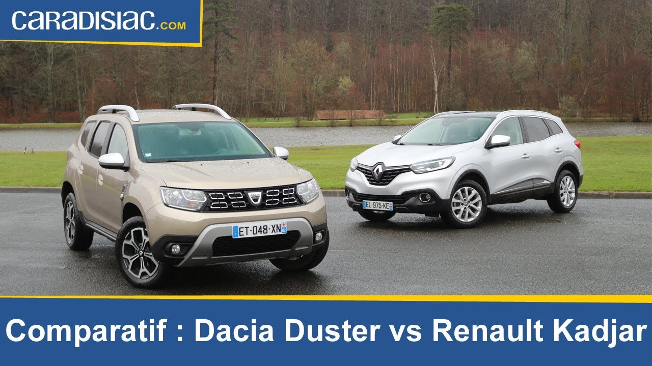 Dacia Duster vs Renault Kadjar : la french connection