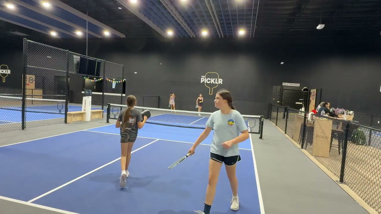 Game 1 women’s doubles Gal&Mya VS elle&kate