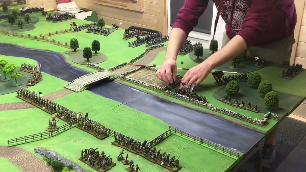 Clash at Rottenluck Bridge 1862. ACW black powder battle report.