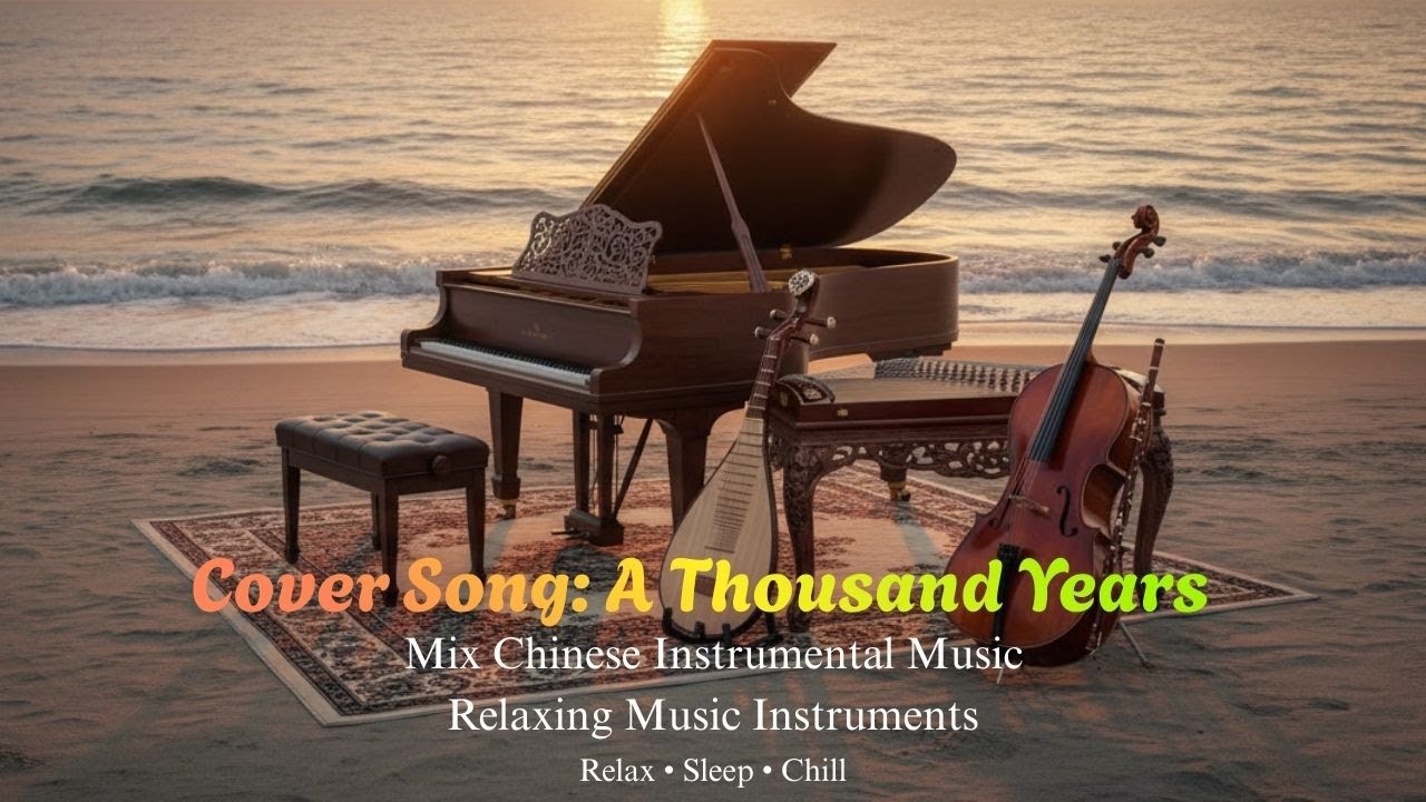 A Thousand Years - Cover By Chinese Instruments 🌿 Peaceful Relaxing Music, Sleeping or resting