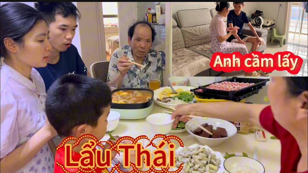 145 Phản ứng của chồngTrung Khi Vợ Việt Góp Tiền Trả Góp Nhà, Bố Mẹ Chồng Qua Chơi Dâu Việt Đãi Lẩu