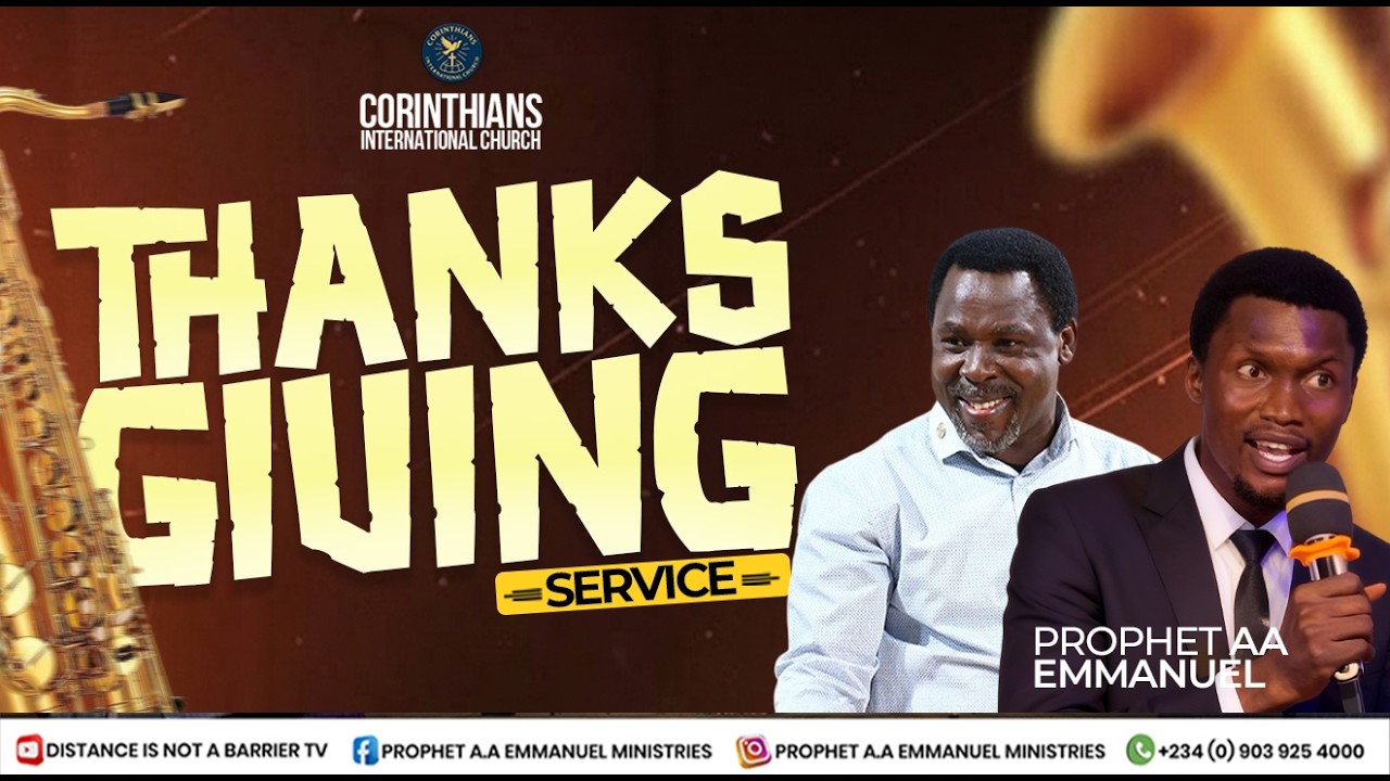 THANKGIVING SUNDAY SERVICE