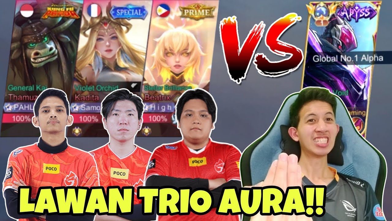 TEGANG!! PERTAMA KALI LAWAN TRIO AURA MPL!