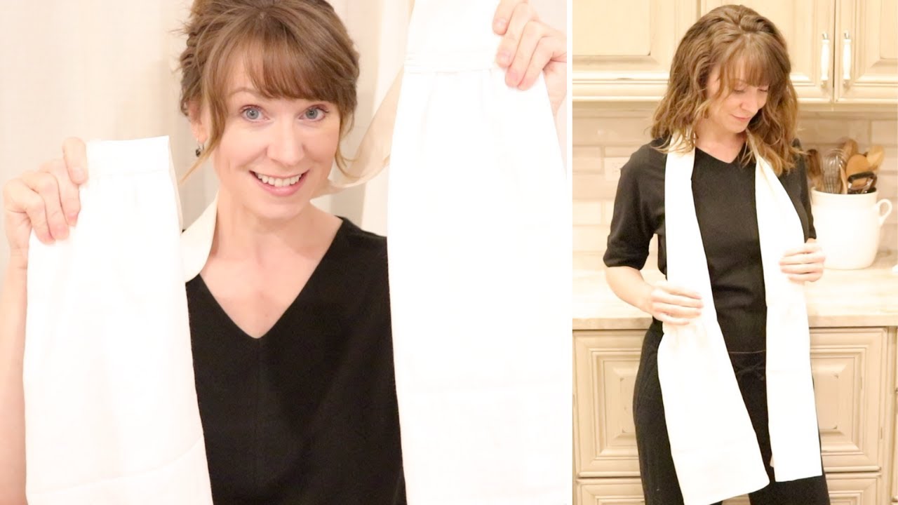 SEW WITH ME | HOW TO SEW A KITCHEN SCARF | HOW TO SEW A KITCHEN BOA