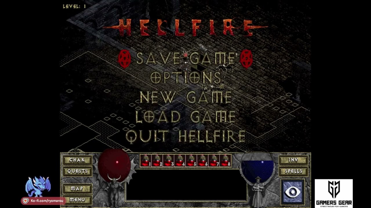 Diablo Hellfire - Playthrough Part 1 - (Schwierigkeitsgrad Hell)