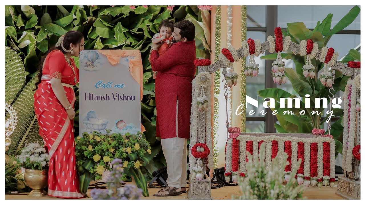HITANSH VISHNU l- #namingceremony #candidvideo