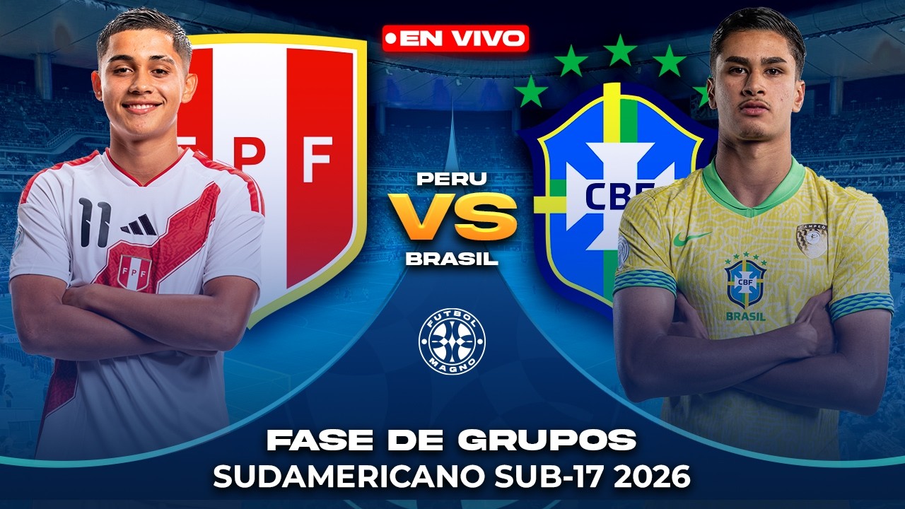 🔴 PERU vs BRASIL EN VIVO - SUDAMERICANO SUB 17