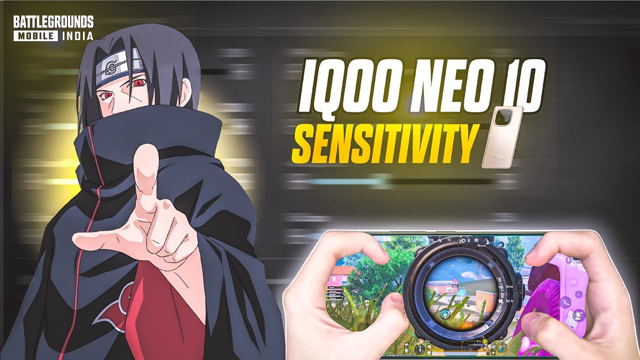IQOO Neo 10 BGMI 4.0 Update Sensitivity🔥 | iQOO Neo 10 PUBG Sensitivity | iQOO Neo 10 Bgmi Test 