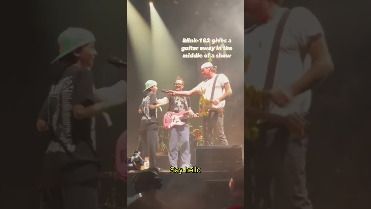 This kid just stole the show at a @blink182 concert 😂 | SPIN