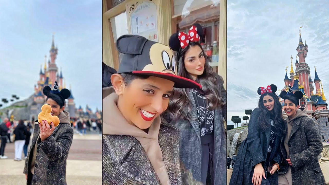 نوره العميري وزينب العلوان في ديزني لاند باريس❤️