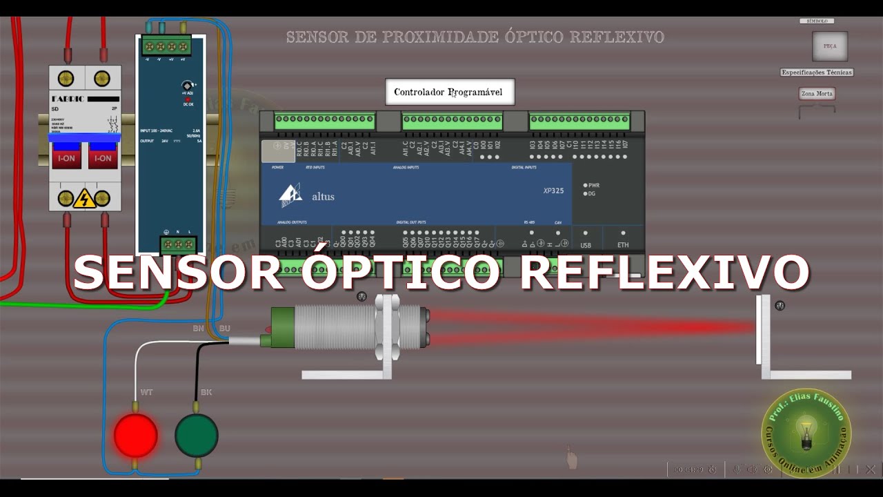 SENSOR ÓPTICO REFLEXIVO