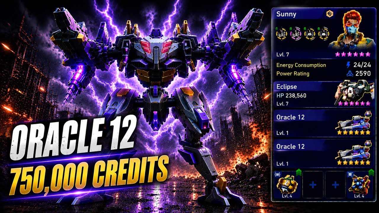 Finally Oracle Is Available In Gear Hub | Eclipse and Oracle 12 Gameplay | Mech Arena