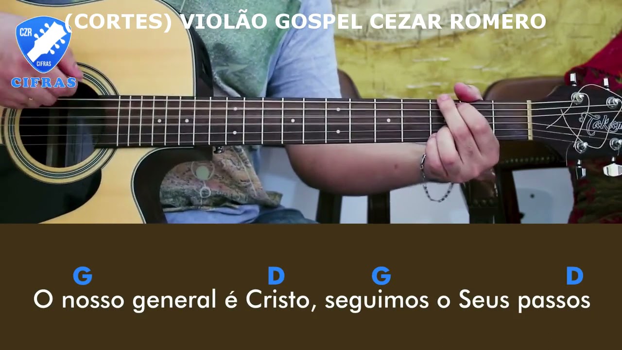 COVER E CIFRA O NOSSO GENERAL É CRISTO (VIOLAO GOSPEL) CORINHO - Pelo Senhor marchamos sim