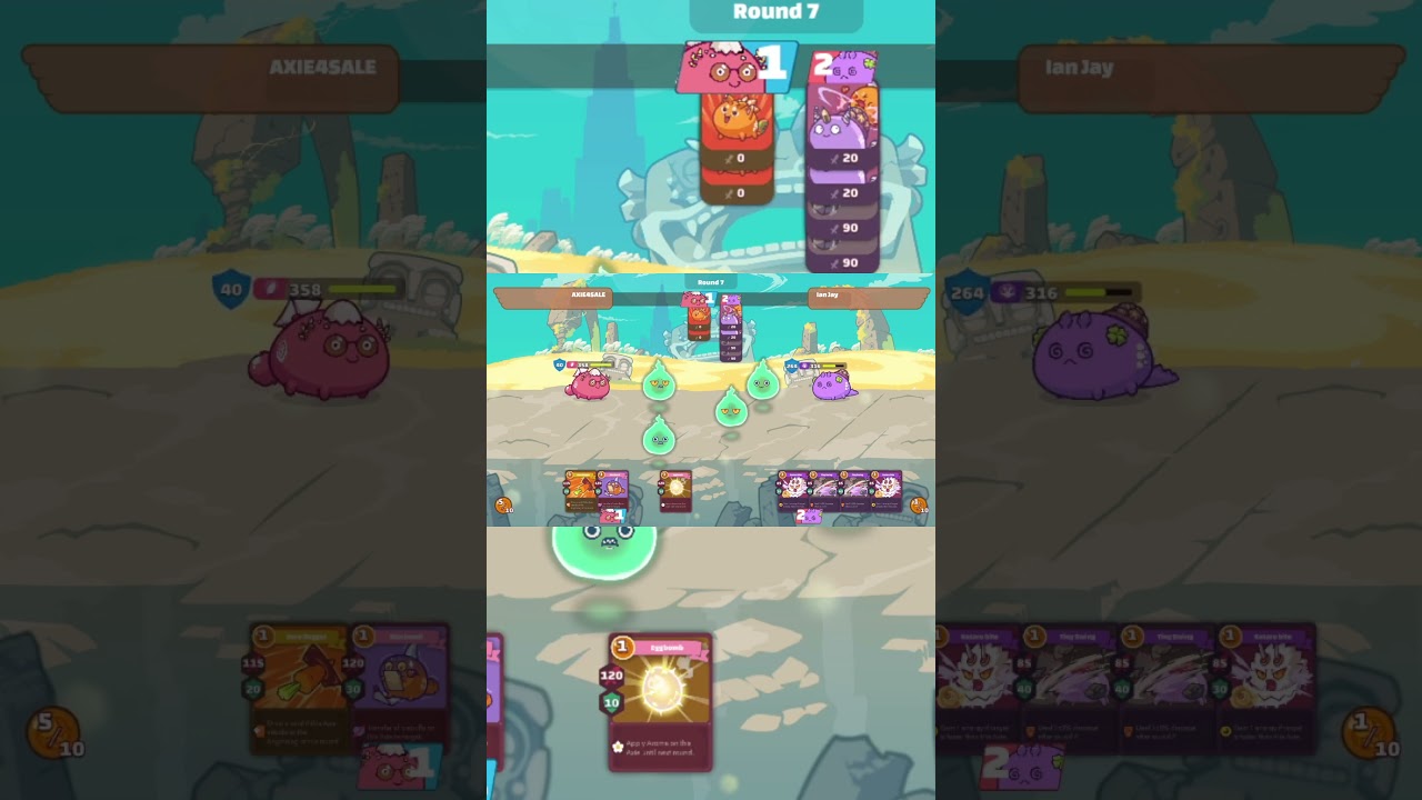 IMPOSSIBLE WIN #axieinfinity #meta #gaming #axieinifinitypvp #axiecommunity #axieclassic #gameplay