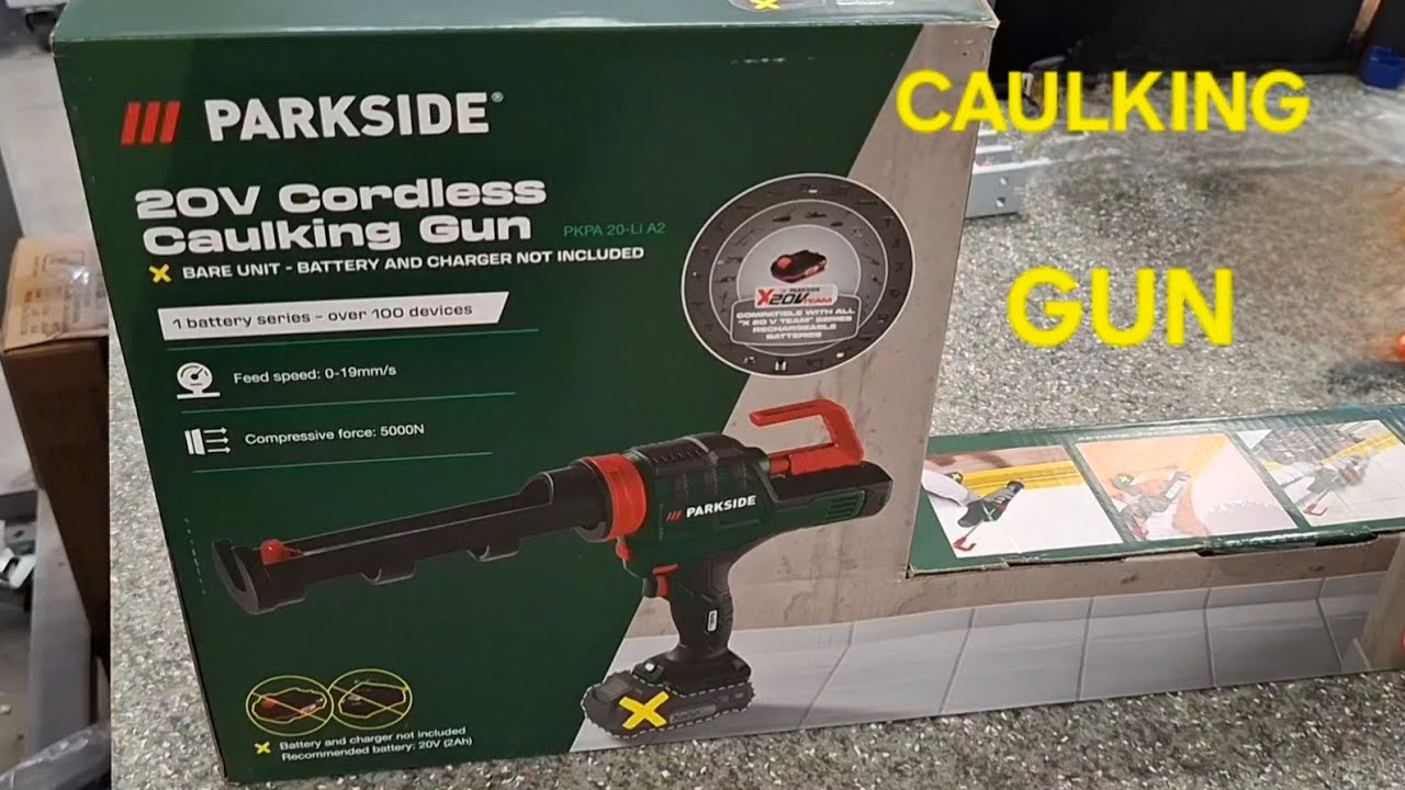 PARKSIDE 20V Cordless Caulking Gun-PKPA20