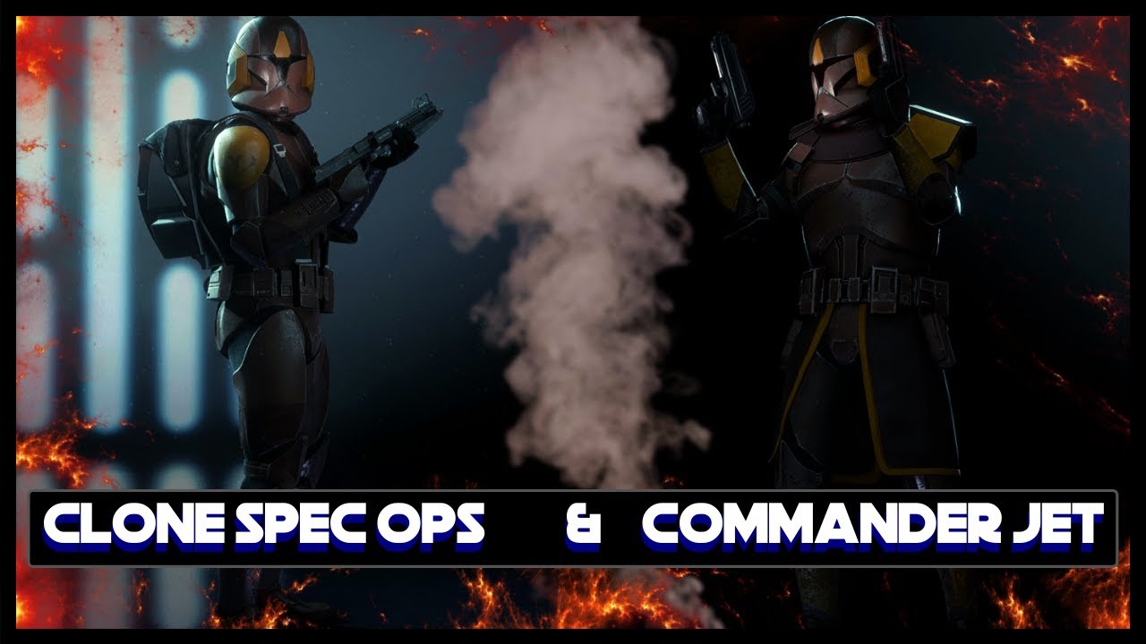 Clone Spec ops/Commander Jet- A Battlefront 2 Mod showcase!