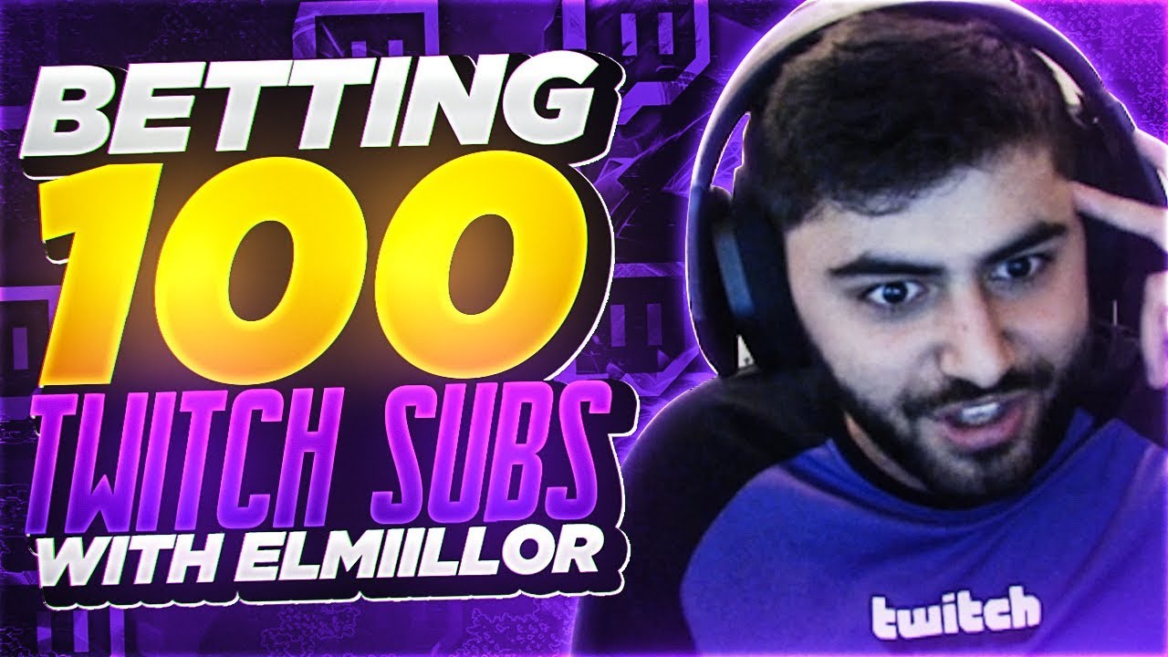 Yassuo | I MADE A BET WITH ELMIILLOR FOR 100 SUBS ON TWITCH!!!